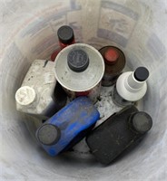 Bucket of Mixed Fluids Including Oil & Power