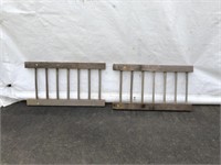 (2) Sections of Wooden Hay Rack