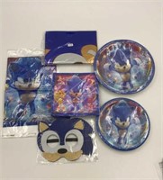 49pcs Sonic Birthday Party Supplies