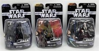 (3) 2006 Star Wars Saga Collection Action Figure