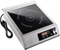 $185- RETAIL STAINLESS STEEL INDUCTION COOKTOP