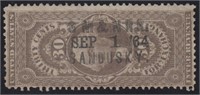 US Stamps #R51c Used with Hand Stamp