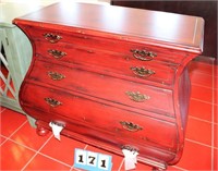 Hooker Furniture Red Bombe Chest