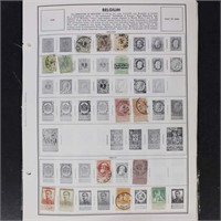 Belgium Stamps Mint NH on pages in mounts, fresh