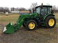 John Deere 5085M 4X4 Tractor w/JD H260 Loader,