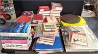 (58) Books & (2)Vintage Reels