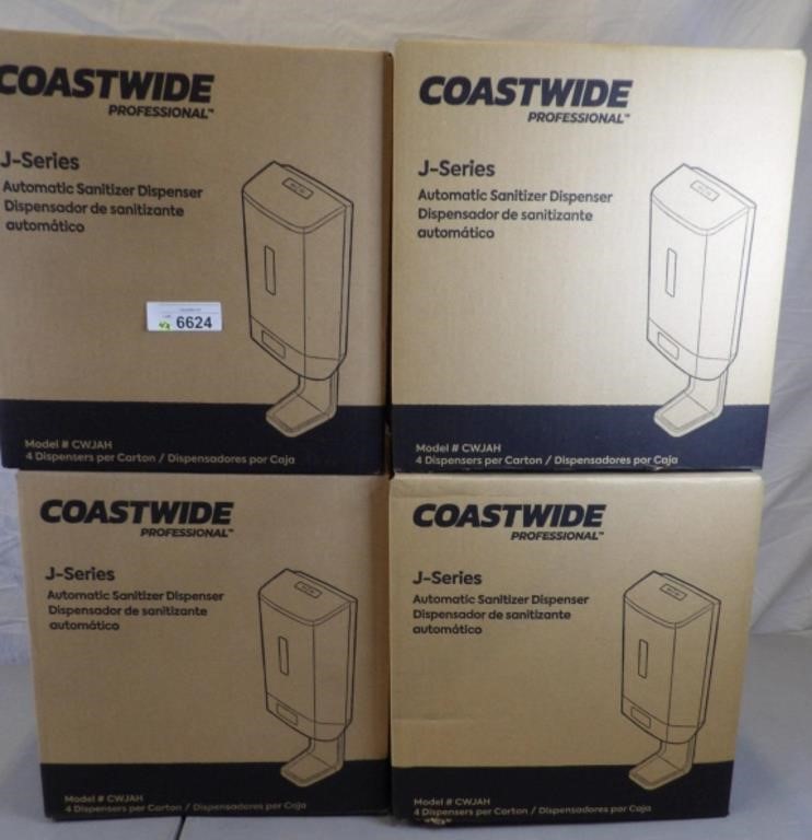 4 Boxes Coastwide J Series Automatic Dispenser