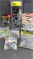 Peg Board Hooks Large Lot  Some Are New