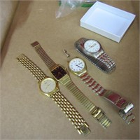 (4)Vintage wristwatches.