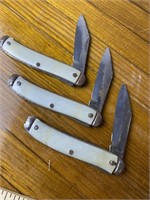 3 Pocket Knives