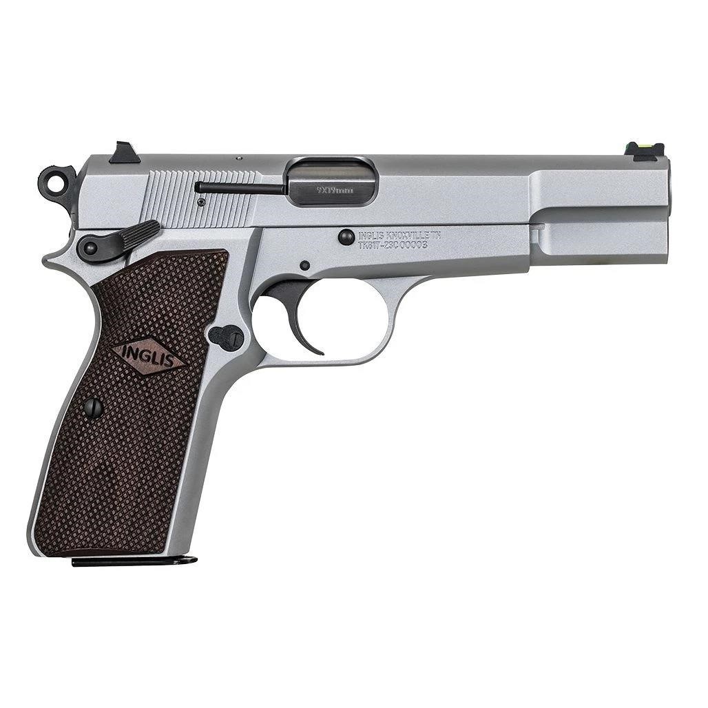 MAC Inglis P-35 Hi-Power Pistol - Nickel | 9mm | 4