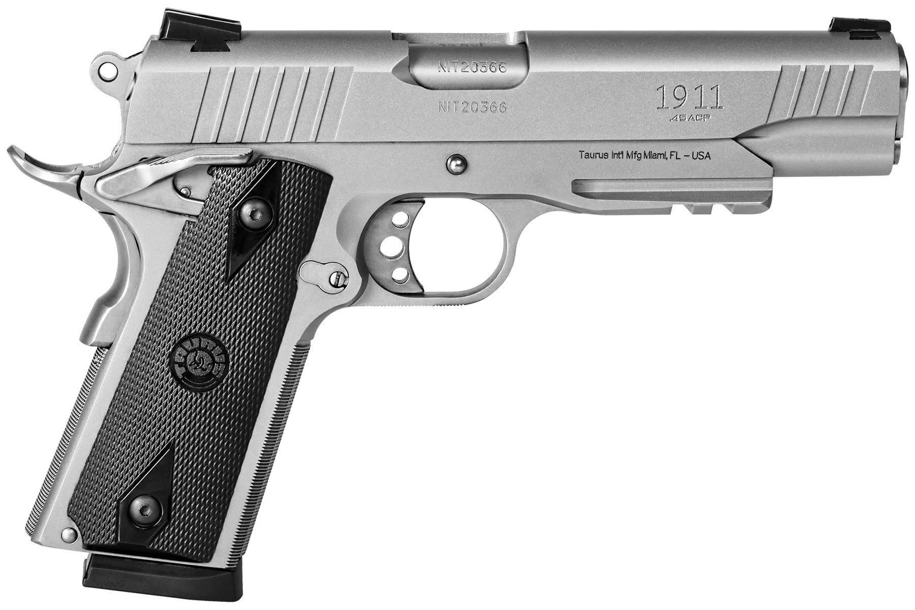 Taurus 1911 Pistol - Stainless Steel | .45 ACP | 5