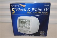 Spectra Black and White TV