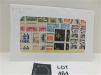 10 CANADA MINT BLOCKS OF POSTAGE STAMPS