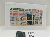 10 CANADA MINT BLOCKS OF POSTAGE STAMPS