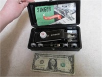 Vintage Singer Buttonholer in Case