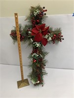 Christmas cross over 24 inches