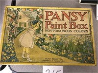 VINTAGE PANSY PAINT BOX