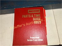 1989 Motor parts & time guide