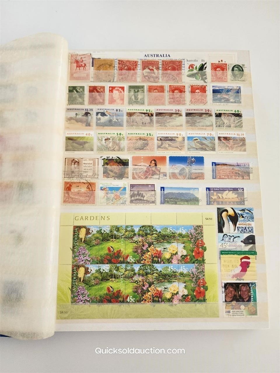 #69 - Large Stamp Collection & Paper/Silver Currency Auction