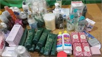 Lot of 50+ Bed/Bath And Household Goods. Shampoo,