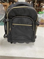Book bag with wheels 14x6x19