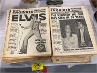 2 STACKS OF 1970'S NATIONAL ENQUIRER MAGAZINES