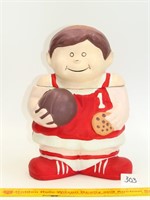Basketball player cookie jar. Believed to be