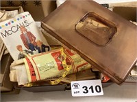 SEWING BOX WITH CONTENTS