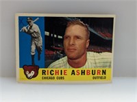 1960 Topps #305 Richie Ashburn Chicago Cubs HOF mk