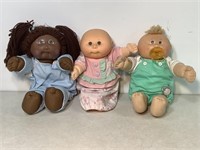 3 Vintage Cabbage Patch Dolls