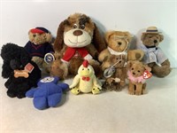 9 Stuffed Bears & Animals