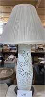 Vtg Porcelain Table Lamp