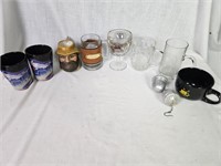 8 Assorted Glasses & Mugs