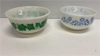 Hazel atlas green ivy vintage mixing bowl and