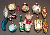 Vintage to Modern Figural Christmas Ornaments