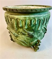 CHINESE BRONZED PLANTER