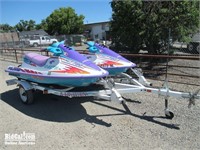 (DMV) 1996 (2) Polaris SLT780 Jet Skis Karavan