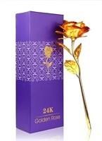 24K Gold-Plated Rose with Gift Box