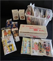 Various Doll Accessories, Parts And Clothing