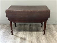 Antique Wood Drop Leaf Table