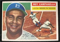 1956T #101 Campanella "Grey Back" Baseball Card