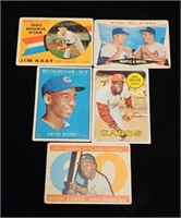 (5) 1960's Baseball Hall of Famer Cards