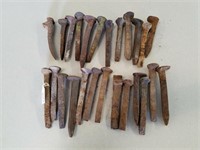 25 Vintage Nevada Railroad Spikes