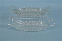 Imperial Glass Dish  Set of 2
