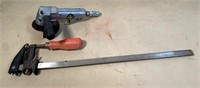 air grinder & 20" bar clamp