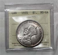 ICCS_CAN 1935 Dollar MS-64