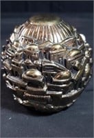 Sterling silver covered Jerusalem paper weight