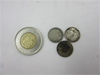 3 x 0.05$ Canada 1912-13-14 silver
