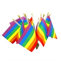 NEW $30 Flags on Stick 5x8 in, 100 Pack